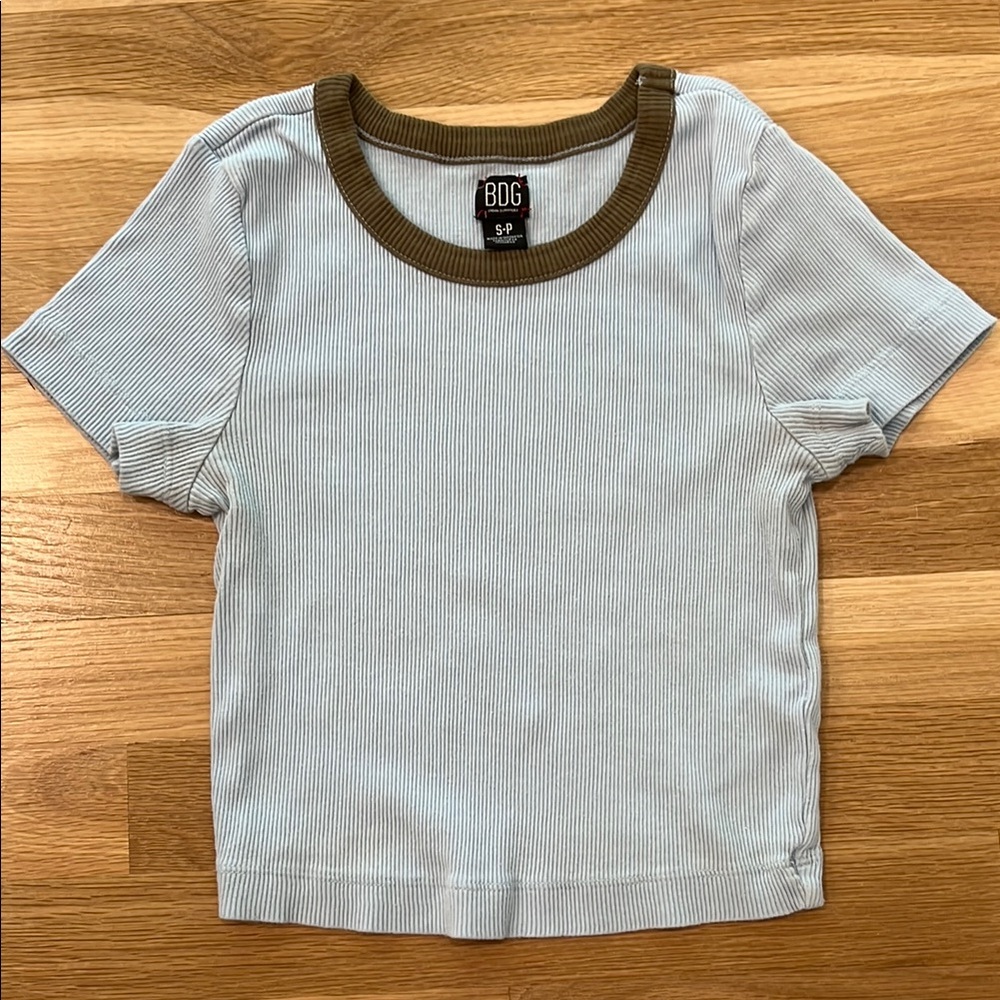 BDG Ribbed Cropped Tee